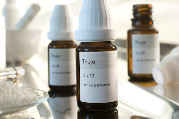 Pharmacy vials with labels
