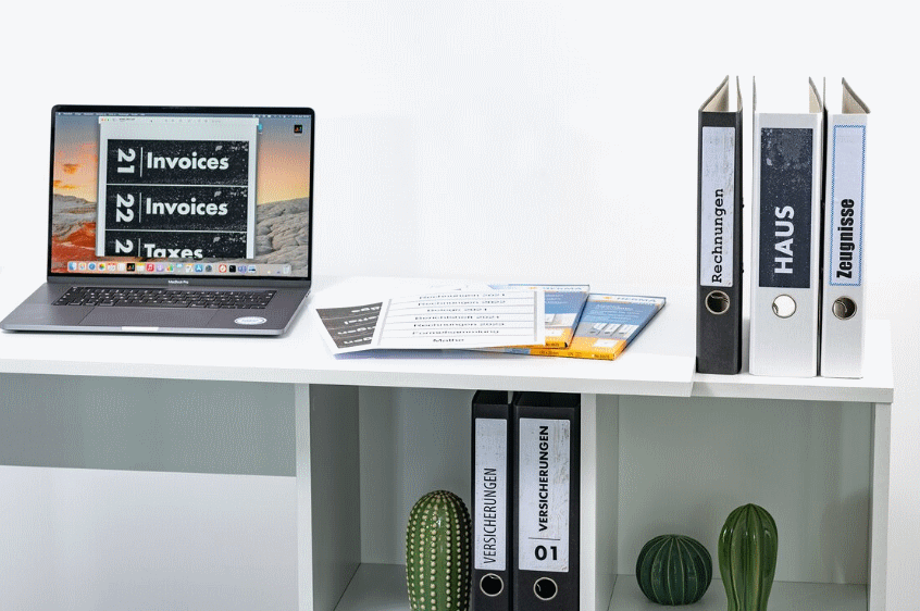 Create your own folder labels