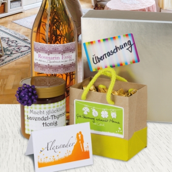 HERMA Universal labels for bags, bottles, boxes