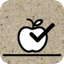 Silphie Illustration Apple with a Checkmark