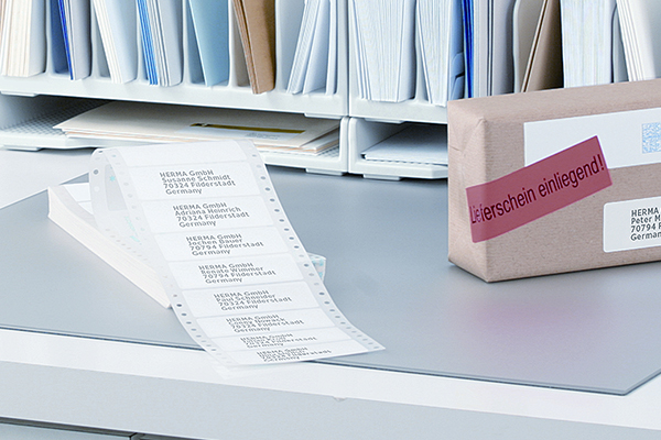 Printed computer labels