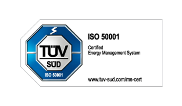 The text "ISO-50001-Logo-EN" does not require translation as it is a title or label referring to the ISO 50001 logo in English. It can be understood as "ISO 50001 Logo - English.