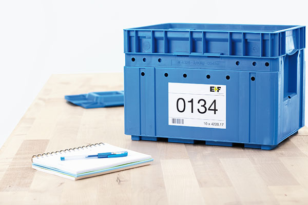Image of universal label on box