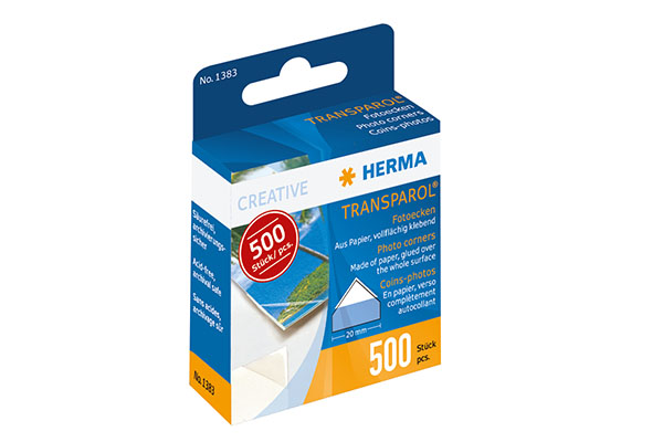 Image packaging Transparol photo corners