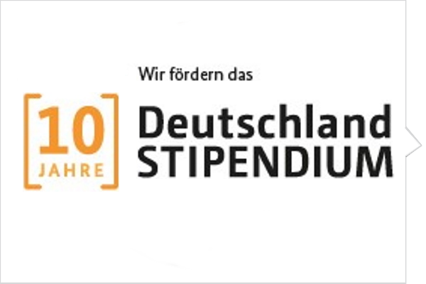 10 years of the Deutschlandstipendium, supporting students in Germany.