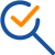 A blue letter 'G' with an orange checkmark integrated into a circle.