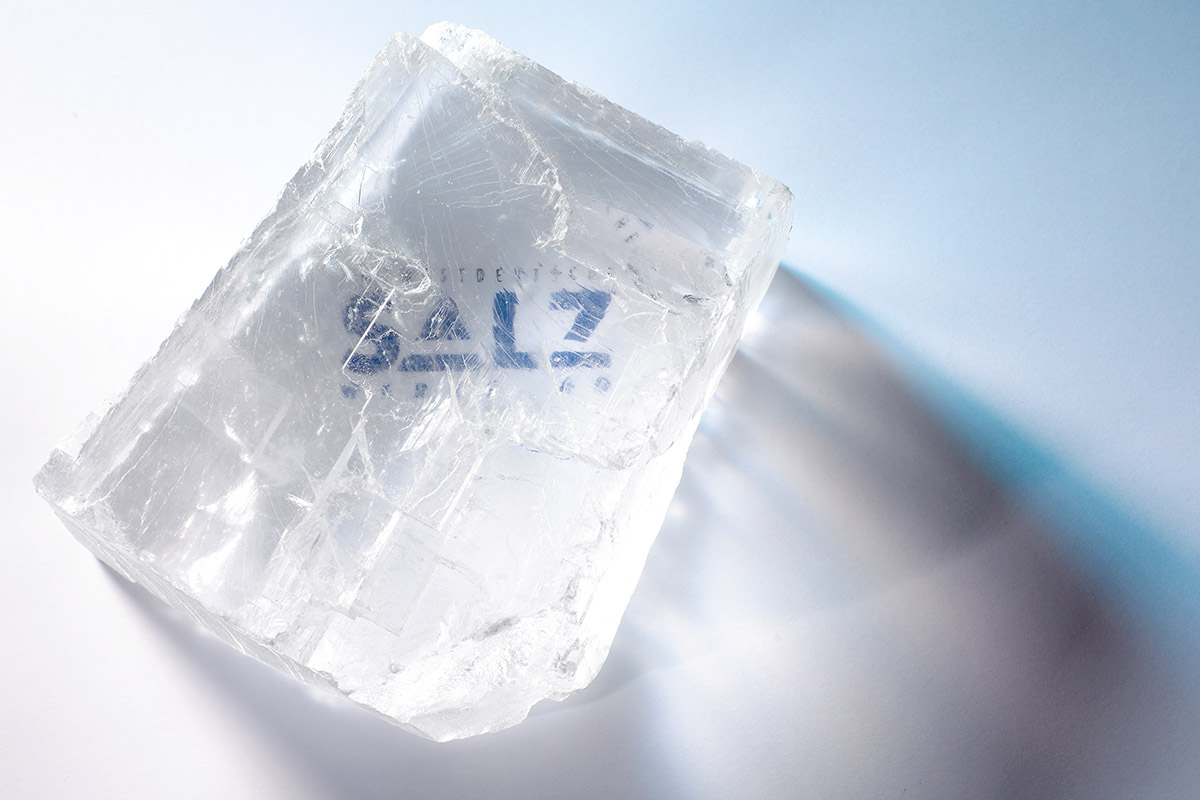 Rock salt as a block