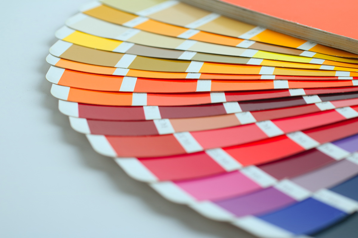 Solutions for the Construction Materials Sector: Color Swatches for Custom Mixing of Shades
