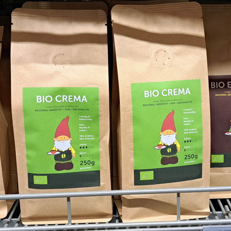Food Solutions: high-quality digital printing labels for premium products, coffee packaging made from natural brown paper.