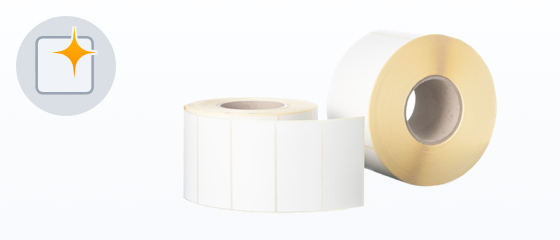 Label configurator, material description paper slightly glossy permanent_german