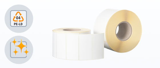 Label configurator, material description transparent PE film