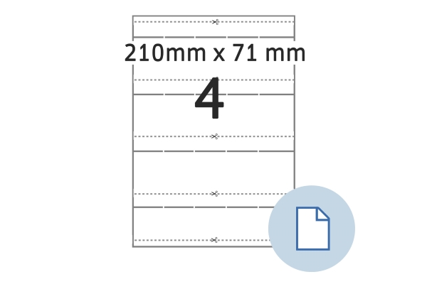 Vignette HERMA article number LWE00193, for VDA label