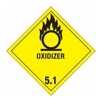 Hazardous Material and Dangerous Goods Labels: Placard Class 5.1