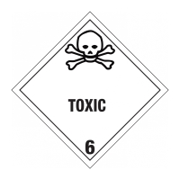 Hazardous Material and Dangerous Goods Labels: Placard Class 6