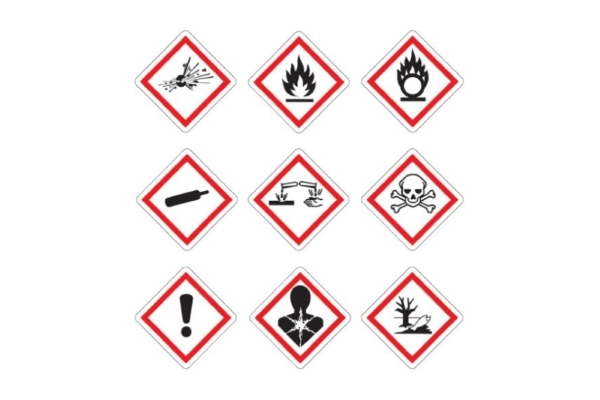 Hazardous Substance and Dangerous Goods Labels: GHS Pictograms
