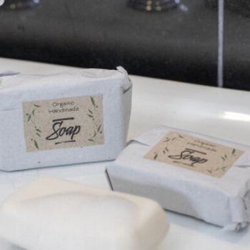 Sustainable Labels: Silphie Labels, Application on Soap Packaging