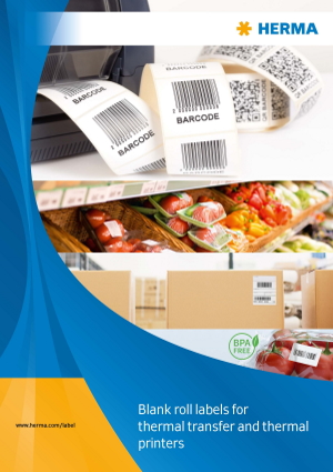 Brochure Download: Cover Page Brochure Roll Labels, English