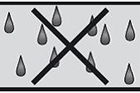 Icon processing instructions: Protect from moisture and avoid extreme temperature fluctuations.