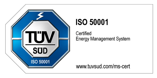 TÜV Logo ISO 50001, English
