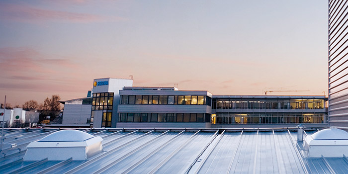 HERMA Building at Sunset
