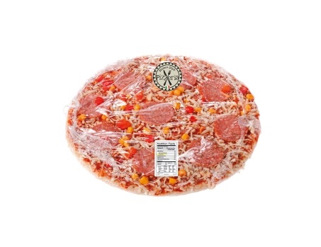 The translation of "Tiefkühlpizza" is "frozen pizza.