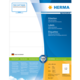 Etikettenpackung von HERMA, weiße, permanente Etiketten für B4/C4/C5-Umschläge, 105 x 48 mm, 500 Stück, hergestellt in Deutschland.