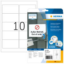 HERMA SPECIAL A4 labels removable