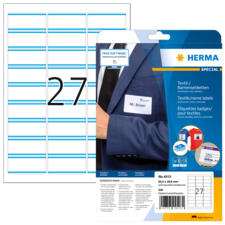 HERMA SPECIAL A4 name/textile labels