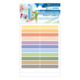 72 Stifte-Etiketten in verschiedenen Farben, geeignet zum Personalisieren von Stiften und anderen Schreibwaren.