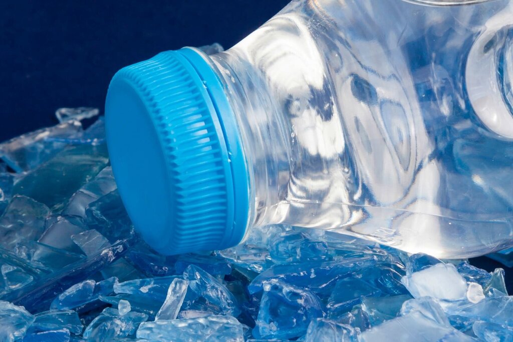 Plastic water bottle