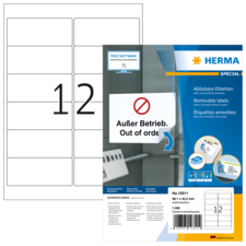 HERMA SPECIAL A4 labels removable