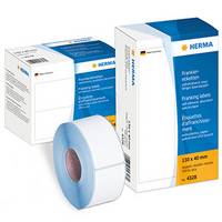 Large and small packaging of postage labels