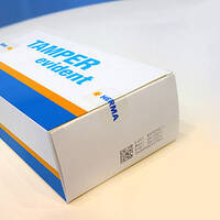 Tamper Evident Label on HERMA packaging, original seal