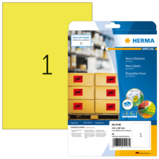 HERMA SPECIAL A4 neon labels