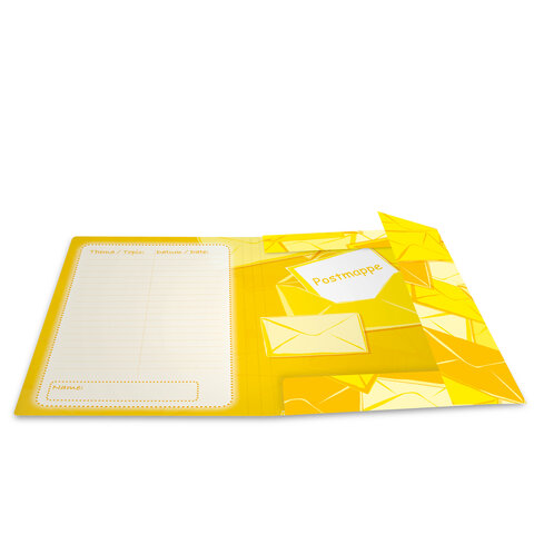 Elasticated folder A4 cardboard (German imprint)