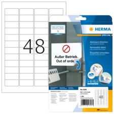 HERMA SPECIAL A4 labels removable