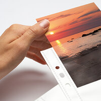 Photo in a photo display sleeve