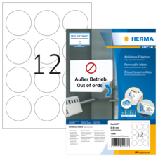 HERMA SPECIAL A4 labels removable