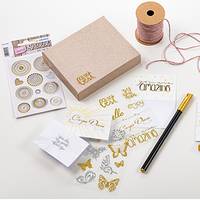 Application image of Creative Stickers on gift wrapping