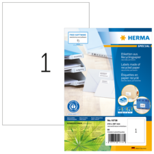 HERMA SPECIAL A4 labels made of recycled paper