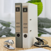 Binder labeled with Silphie binder labels