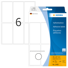 HERMA multi-purpose labels for hand inscription