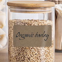 Storage jar with Silphie label