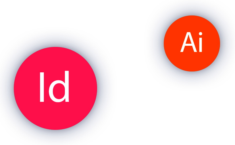 Software Icon Illustrator and InDesign