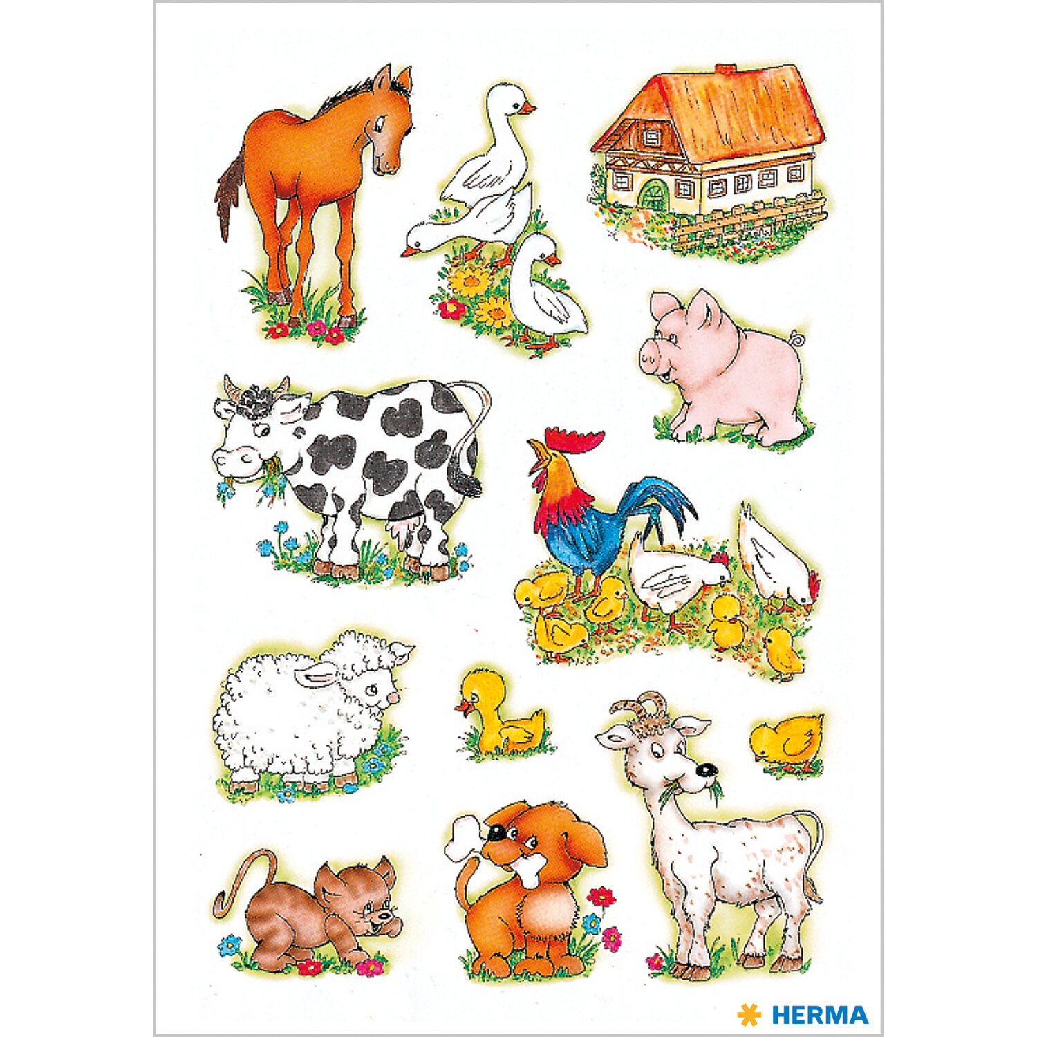 Stickers farm animals