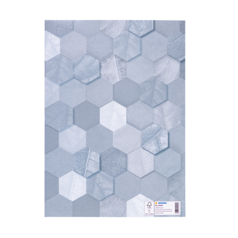 Sechseckige Muster in verschiedenen Blautönen, die eine strukturierte Oberfläche darstellen. Ideal für kreative Projekte oder als Hintergrund.