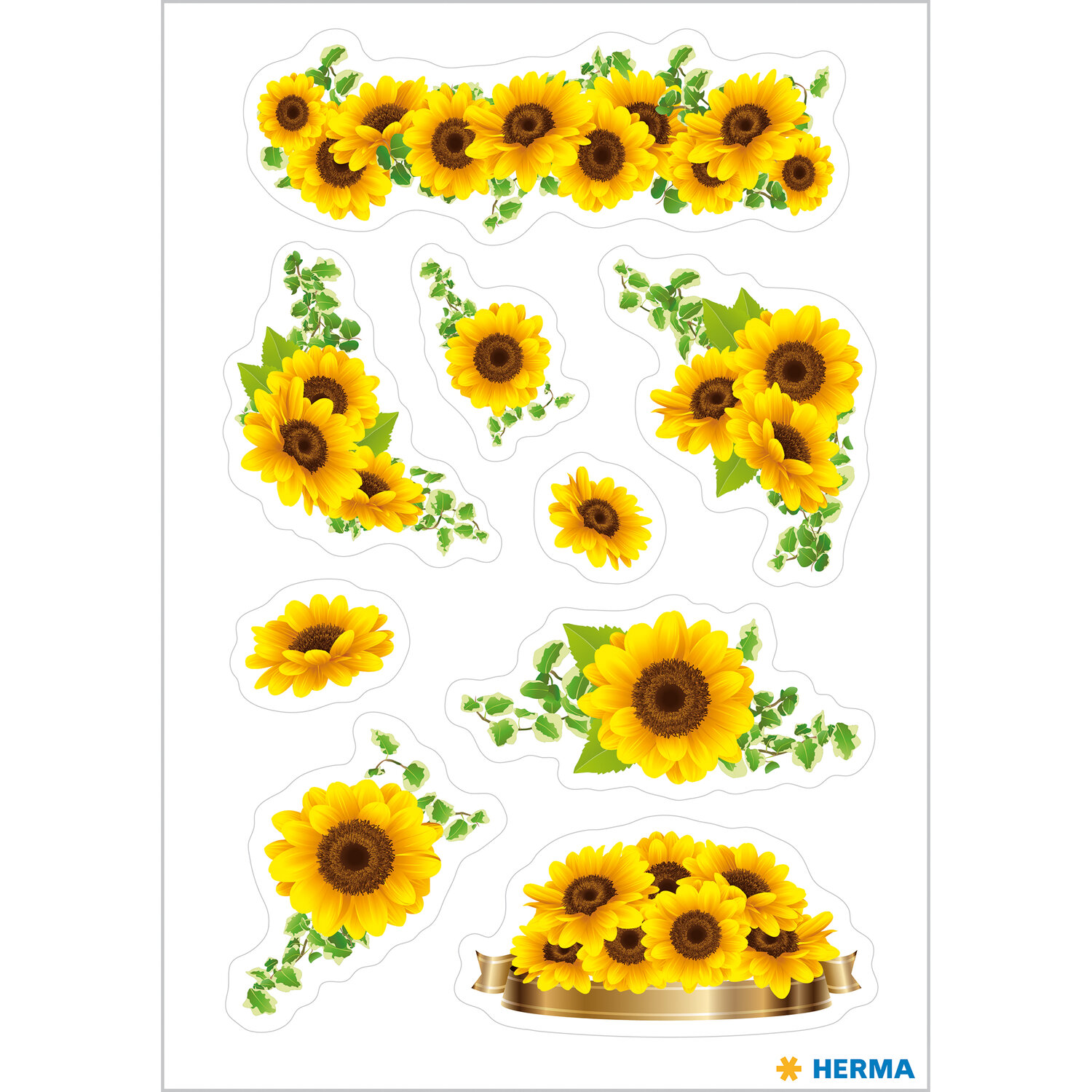 Stickers sunflowers