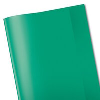 The translation of "Heftschoner grün" is "green notebook cover.