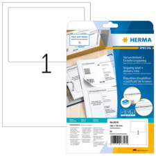 HERMA SPECIAL A4 shipping label + delivery note