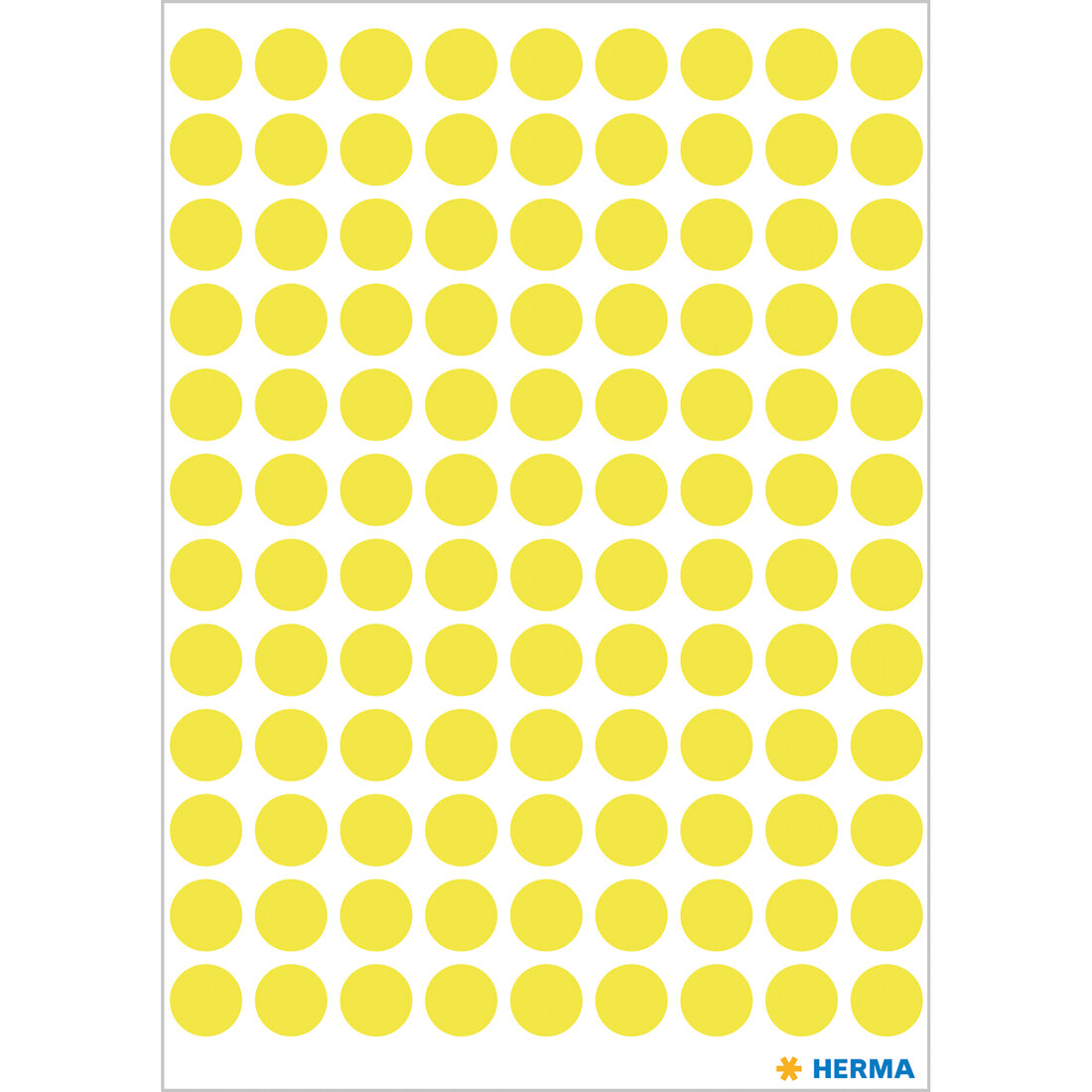 Sticky dots Self adhesive coloured dots from HERMA